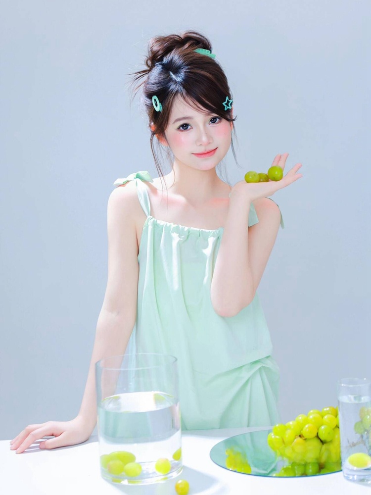 Summer Clothing Girls - ภาพถ่ายฤดูร้อนใหม่ สไตล์เกาหลี หวาน น่ารัก โปร่งใส สาวหวาน