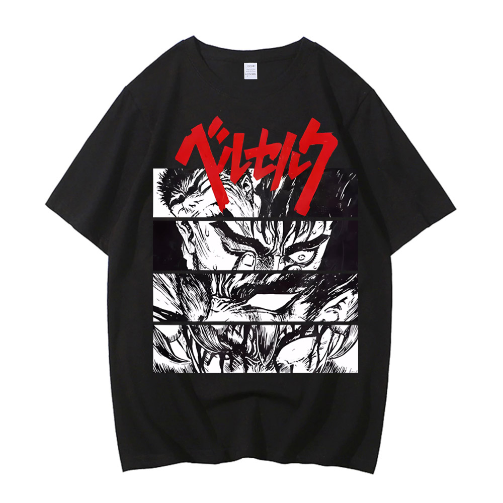 Summer Clothing Trends 2026 - เสื้อยืดอนิเมะ Berserk ลายพิมพ์สุดฮิตประจำปี 2026 สำหรับฤดูร้อน ผู้ชาย