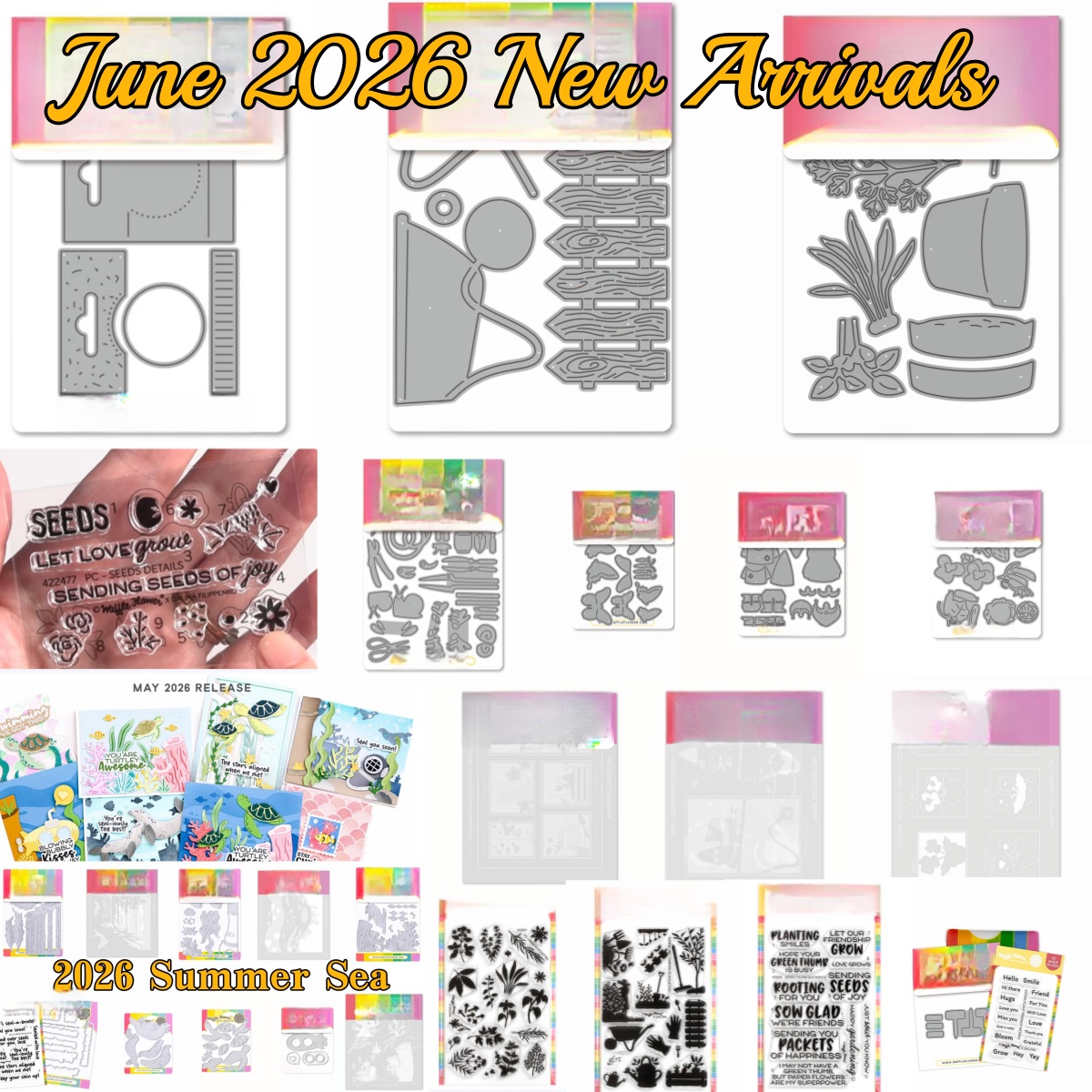 Summer Clothing Release - Green Thumb วางจำหน่าย Clear Stamps และ