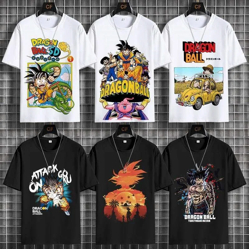 Summer Clothing Release - เสื้อยืดแขนสั้นทรงหลวมลายดราก้อนบอล Z รุ่นซัมเมอร์เทรนดี้ ปี 2026 คอลเลคชั่นร่วมกับ