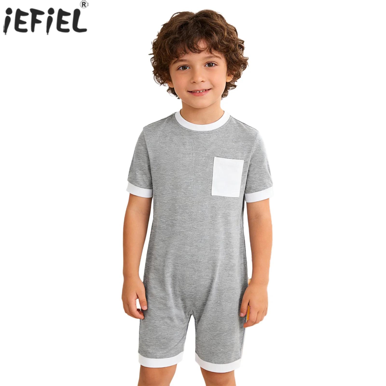 Summer Clothing Needs - ชุดจั๊มสูทเด็กชายหญิง สำหรับเด็กพิเศษ ช่วยพยุงการเคลื่อนไหว ป้องกันการถอดเสื้อ ซิปซ่อน คอทรงกลม