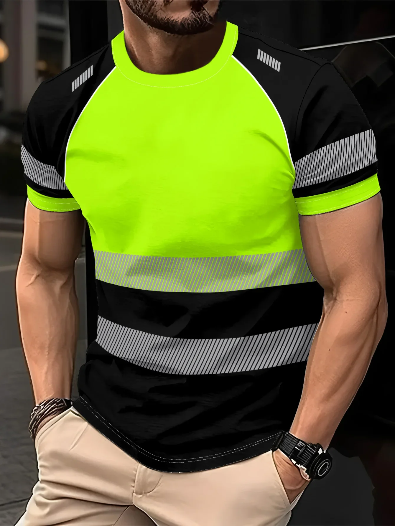 Summer Hi Vis Clothing - เสื้อทำงานนิรภัยแบบสะท้อนแสงสำหรับผู้ชายและผู้หญิง เสื้อยืดทำงาน เสื้อยืดสะท้อนแสง แห้งเร็ว เสื้อผ้าไฮวิส เสื้อผ้าเพื่อความปลอดภัย