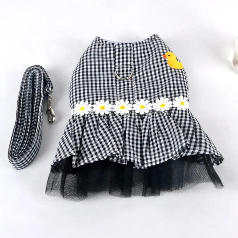 Summer Clothing Release - เสื้อผ้าสัตว์เลี้ยงกลางแจ้งสายรัดสุนัขชุดพุดเดิ้ล Bichon Frise Pomeranian Schnauzer สุนัขเสื้อผ้าชุดเจ้าหญิงสัตว์เลี้ยงกระโปรง