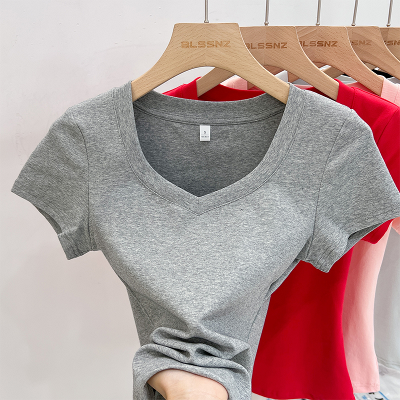 Summer Clothing Trends 2026 - AOSSVIAO 2026 ฤดูร้อนผู้หญิง T เสื้อคุณภาพสูง SLIM
