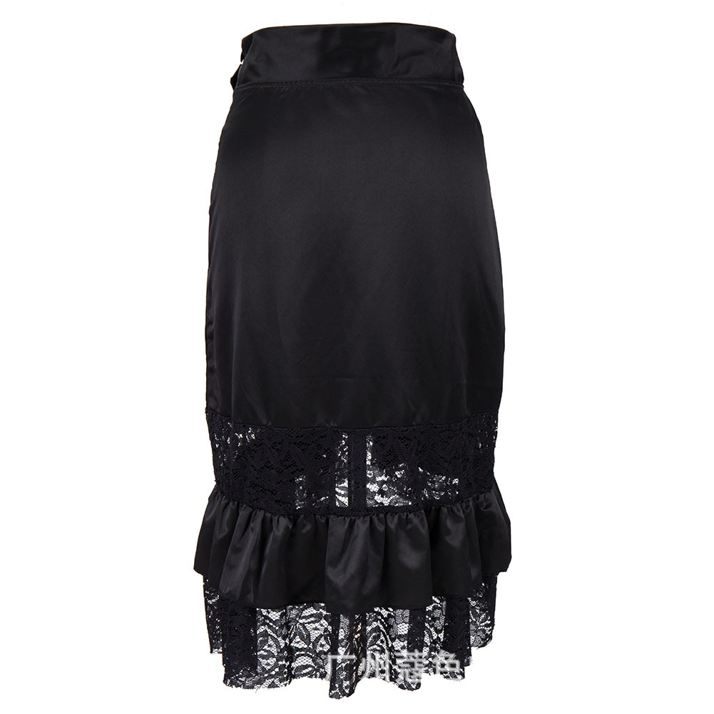 Victorian ซาตินสีดําและลูกไม้ด - Summer Victorian Clothing บทวิจารณ์และราคา
