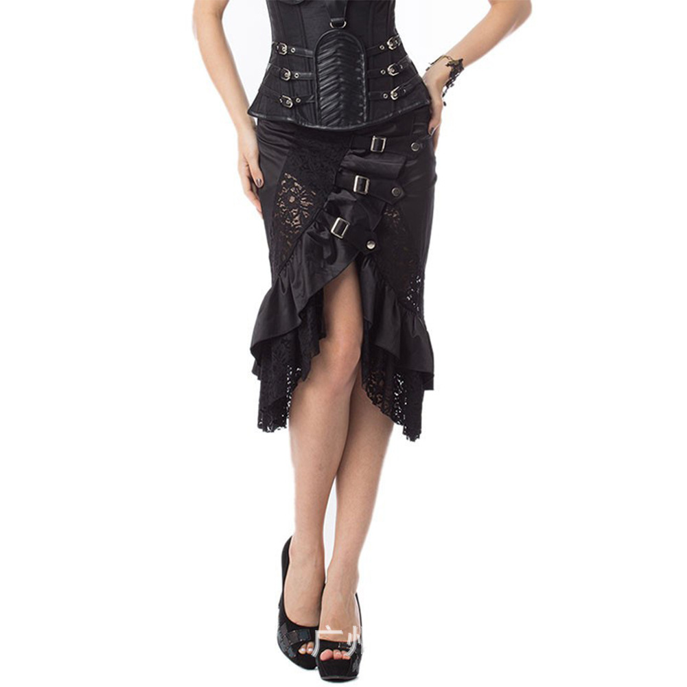 Victorian ซาตินสีดําและลูกไม้ด - Summer Victorian Clothing บทวิจารณ์และราคา