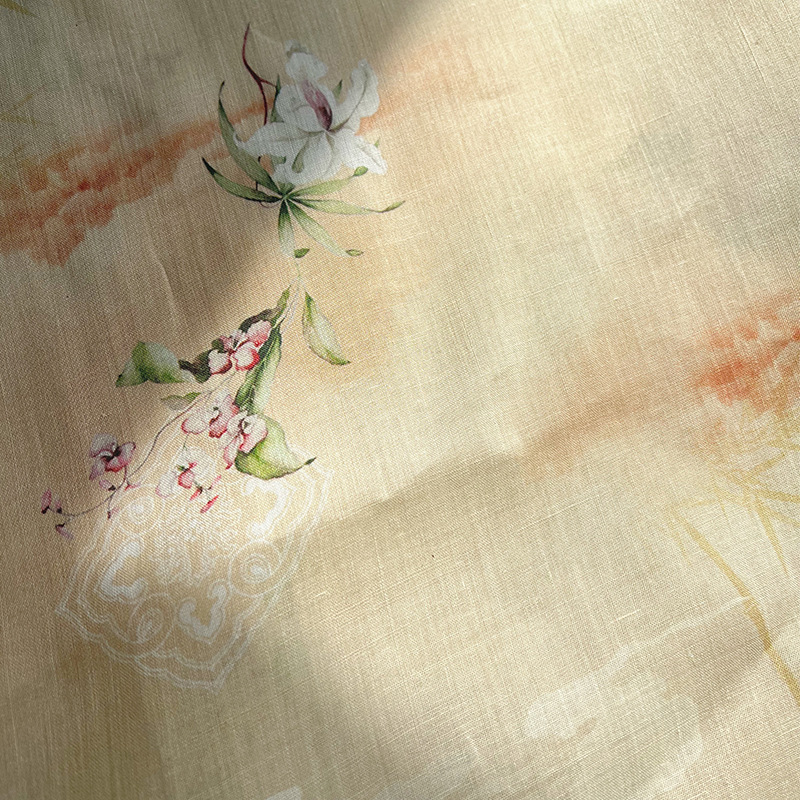 ผ้าพิมพ์ลายดิจิตอลลายดอกลิลลี่ - Summer Clothing Wholesale บทวิจารณ์และราคา