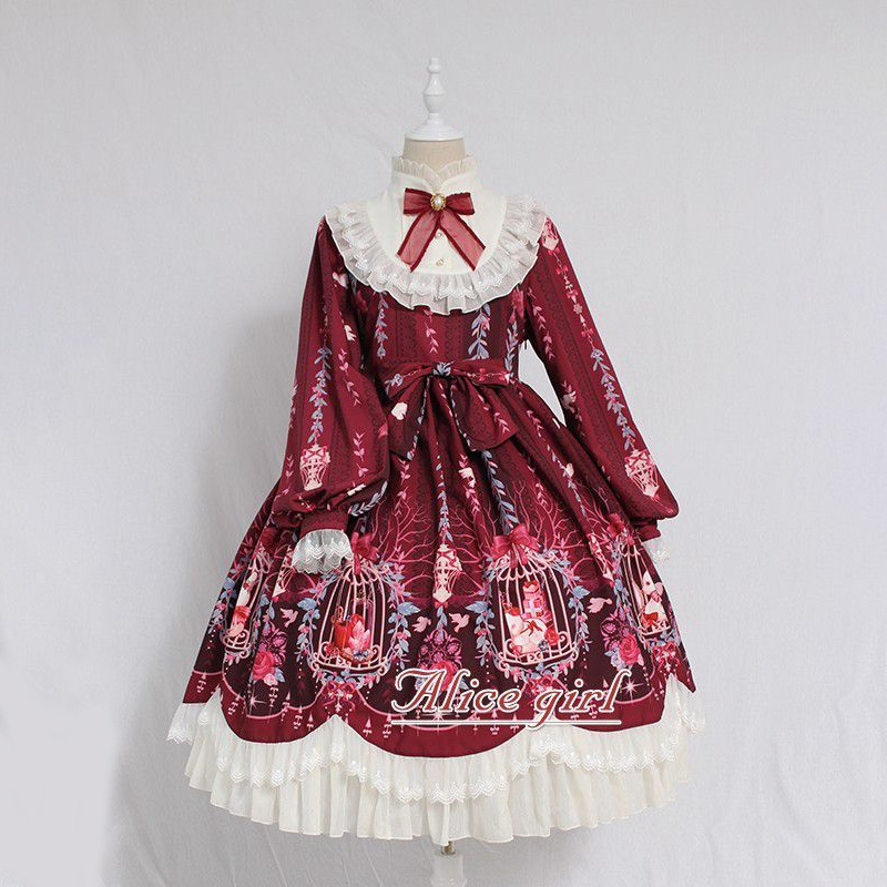 MAGOGO Kawaii Lolita แขนยาวหลว - Summer Victorian Clothing บทวิจารณ์และราคา