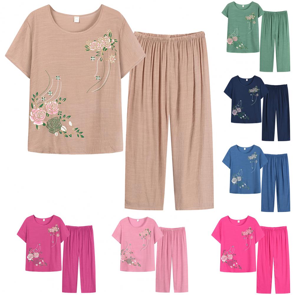 ใหม่มาถึงหญิงชุดนอนชุดนอนผ้าฝ้ - Xl Summer Clothing บทวิจารณ์และราคา