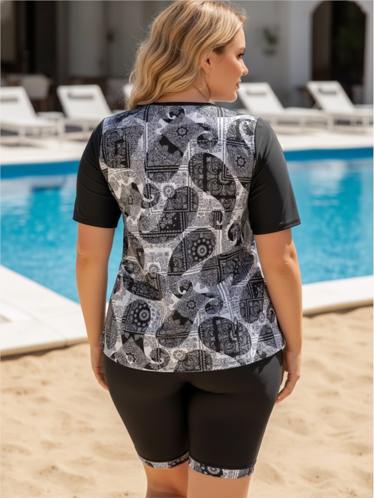 ชุดบิกินี่เอวสูงไซส์ใหญ่ XL-6X - Xl Summer Clothing บทวิจารณ์และราคา