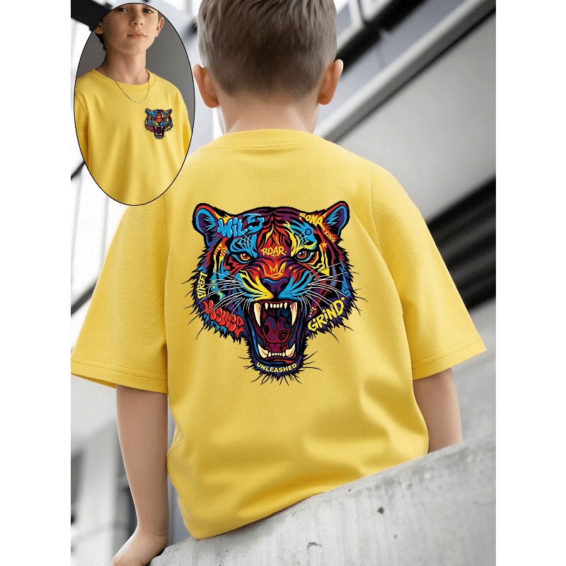 เสื้อยืดเด็กพิมพ์ลายเสียงเสียง - Summer Clothing Release บทวิจารณ์และราคา