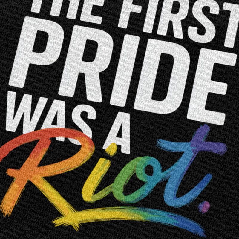 เสื้อยืด The First Pride Was A - Summer Clothing Styles Men บทวิจารณ์และราคา
