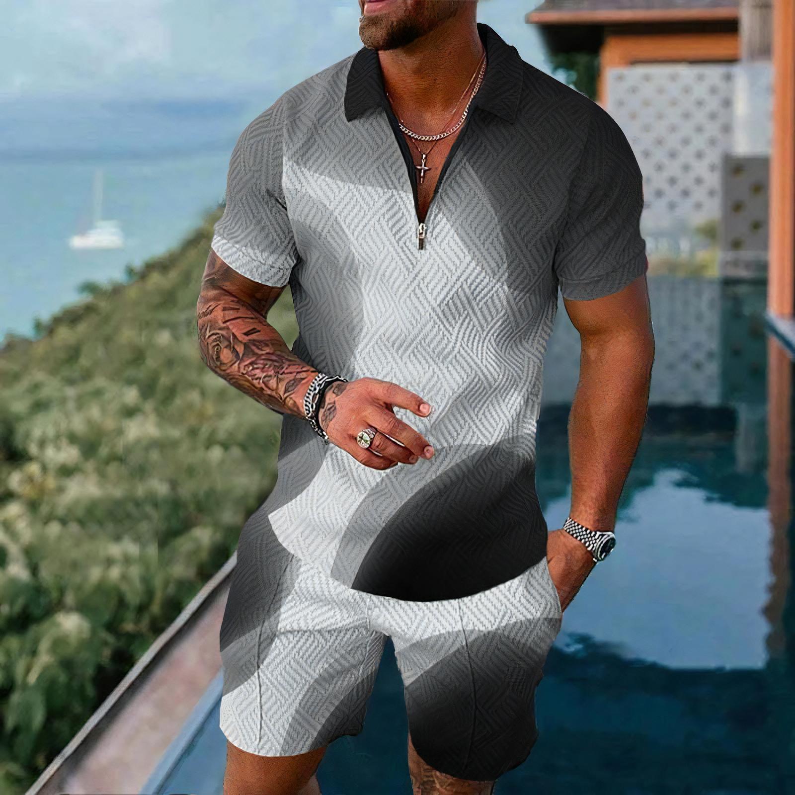 เสื้อโปโลผู้ชายแขนสั้นชุดลำลอง - Summer Clothing Styles Men บทวิจารณ์และราคา