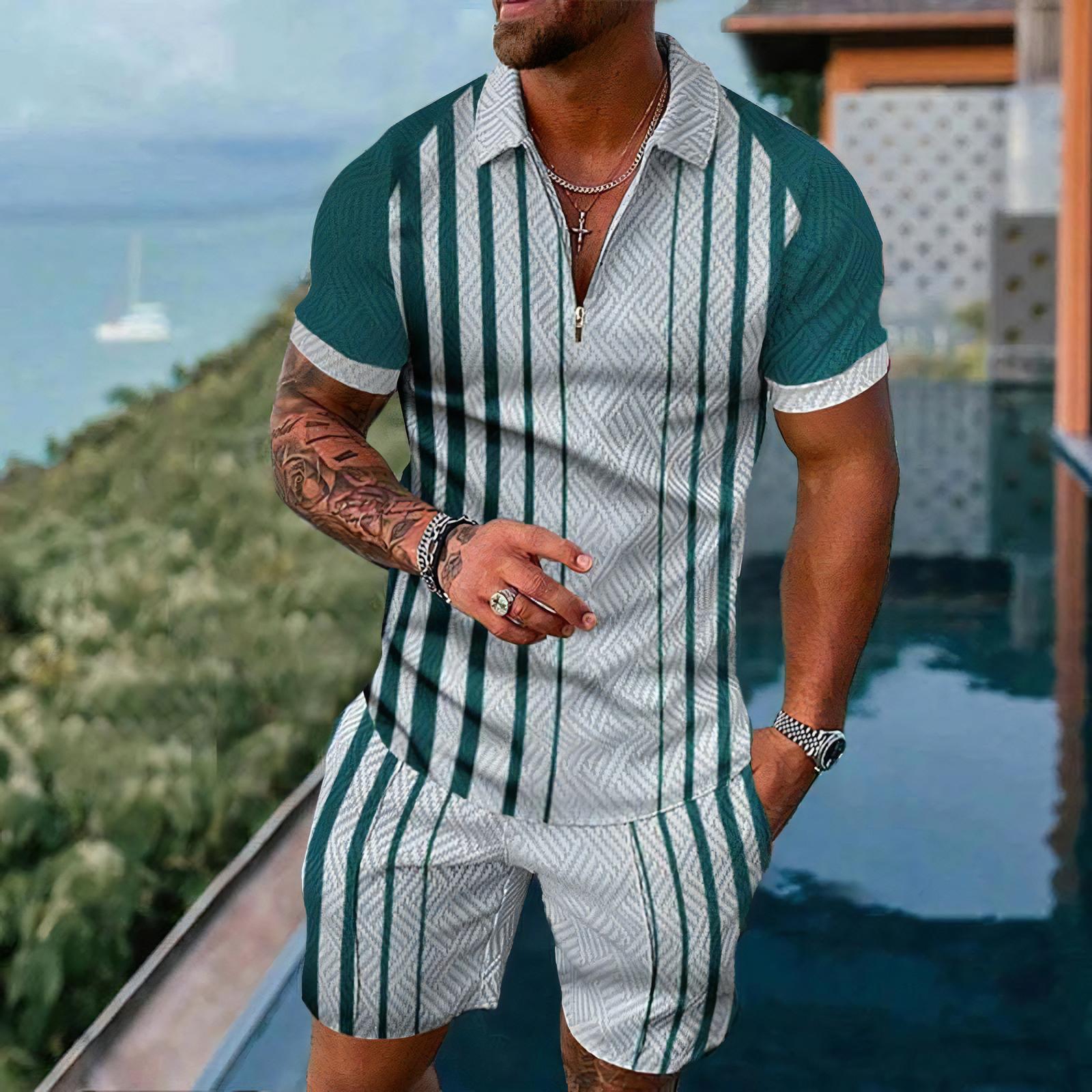 เสื้อโปโลผู้ชายแขนสั้นชุดลำลอง - Summer Clothing Styles Men บทวิจารณ์และราคา
