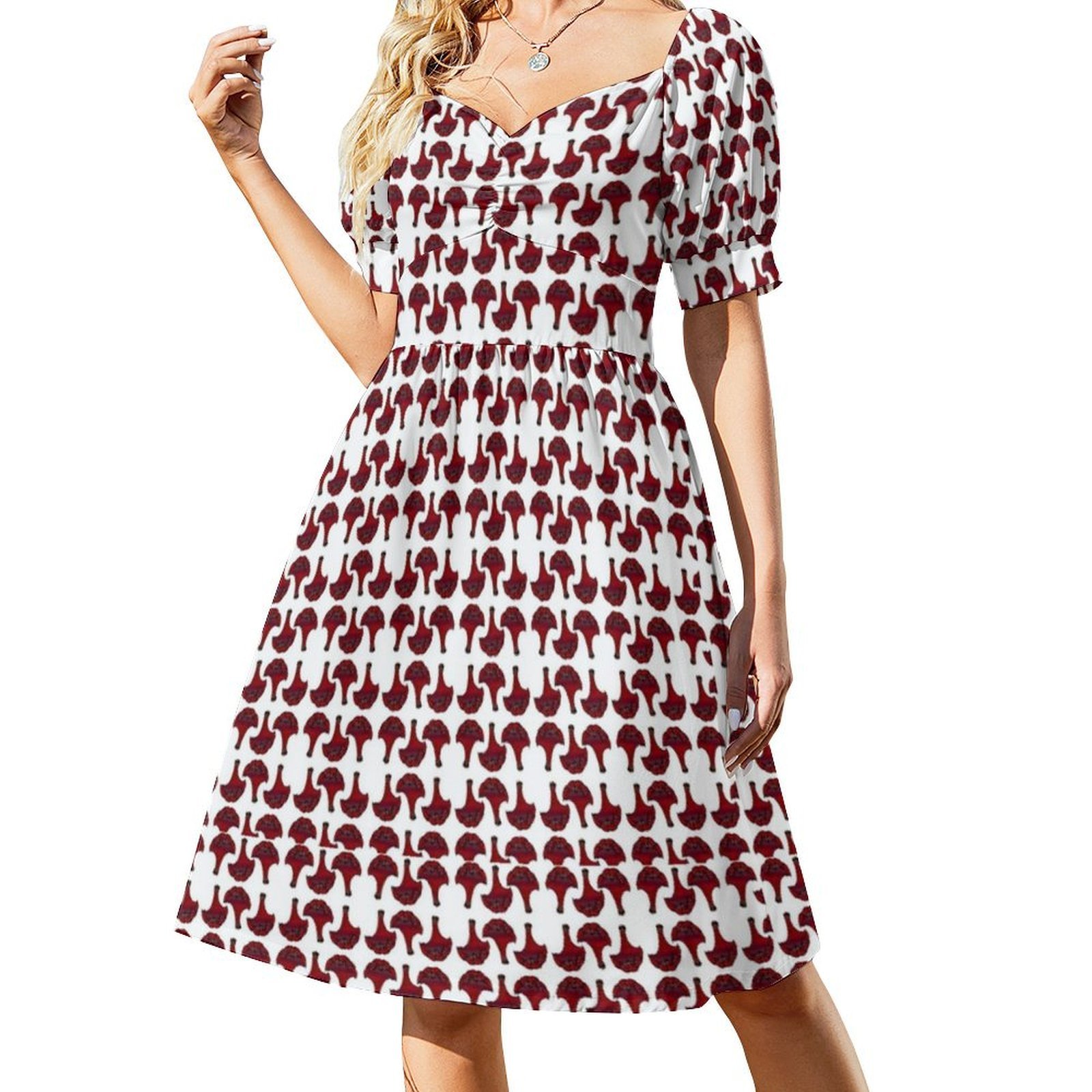 ชุดเดรสคอหัวใจลายดอกไม้สีซันเซ - Summer Clothing Melbourne บทวิจารณ์และราคา