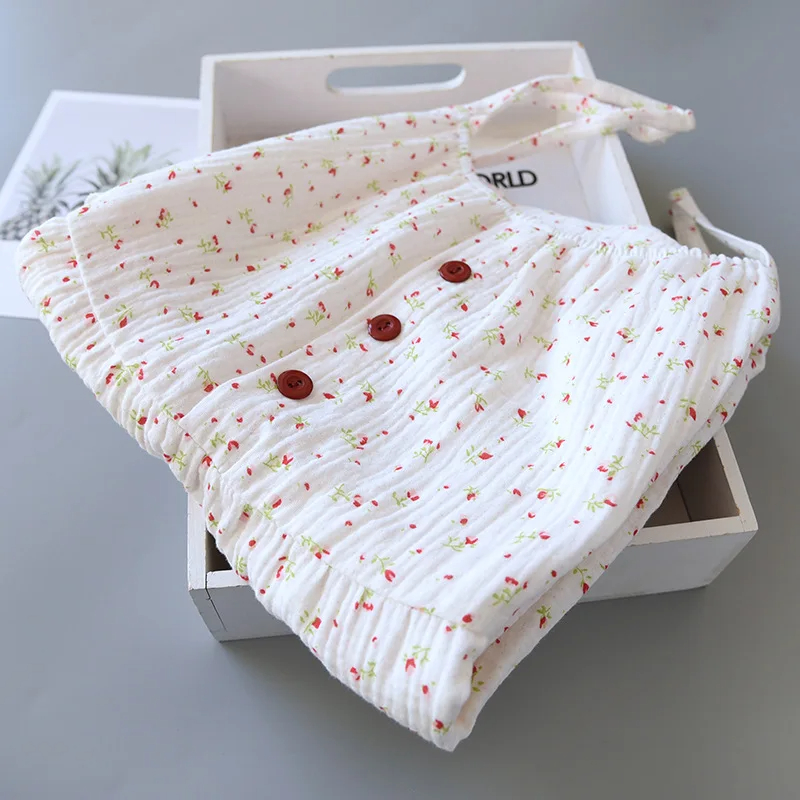 ชุดนอนผ้าฝ้ายเครป 100% สำหรับผ - Xl Summer Clothing บทวิจารณ์และราคา