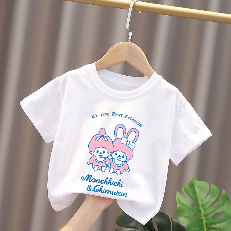 มอนชิชิเสื้อยืดเด็กอะนิเมะฟิกเ - Summer Clothing Girls บทวิจารณ์และราคา