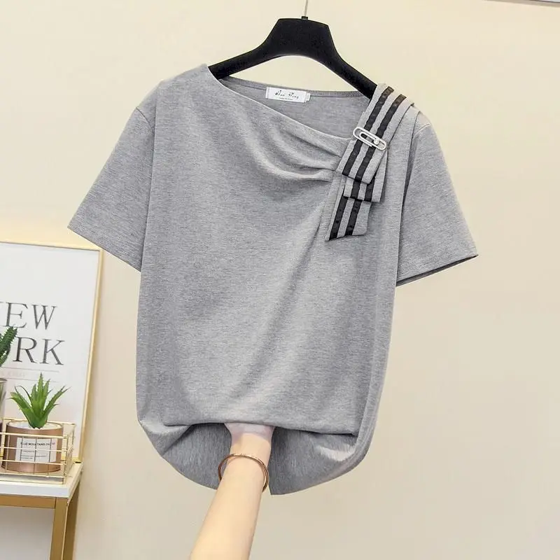 เสื้อยืดผ้าฝ้ายผู้หญิง ดีไซน์เ - Summer Clothing Trends 2026 บทวิจารณ์และราคา