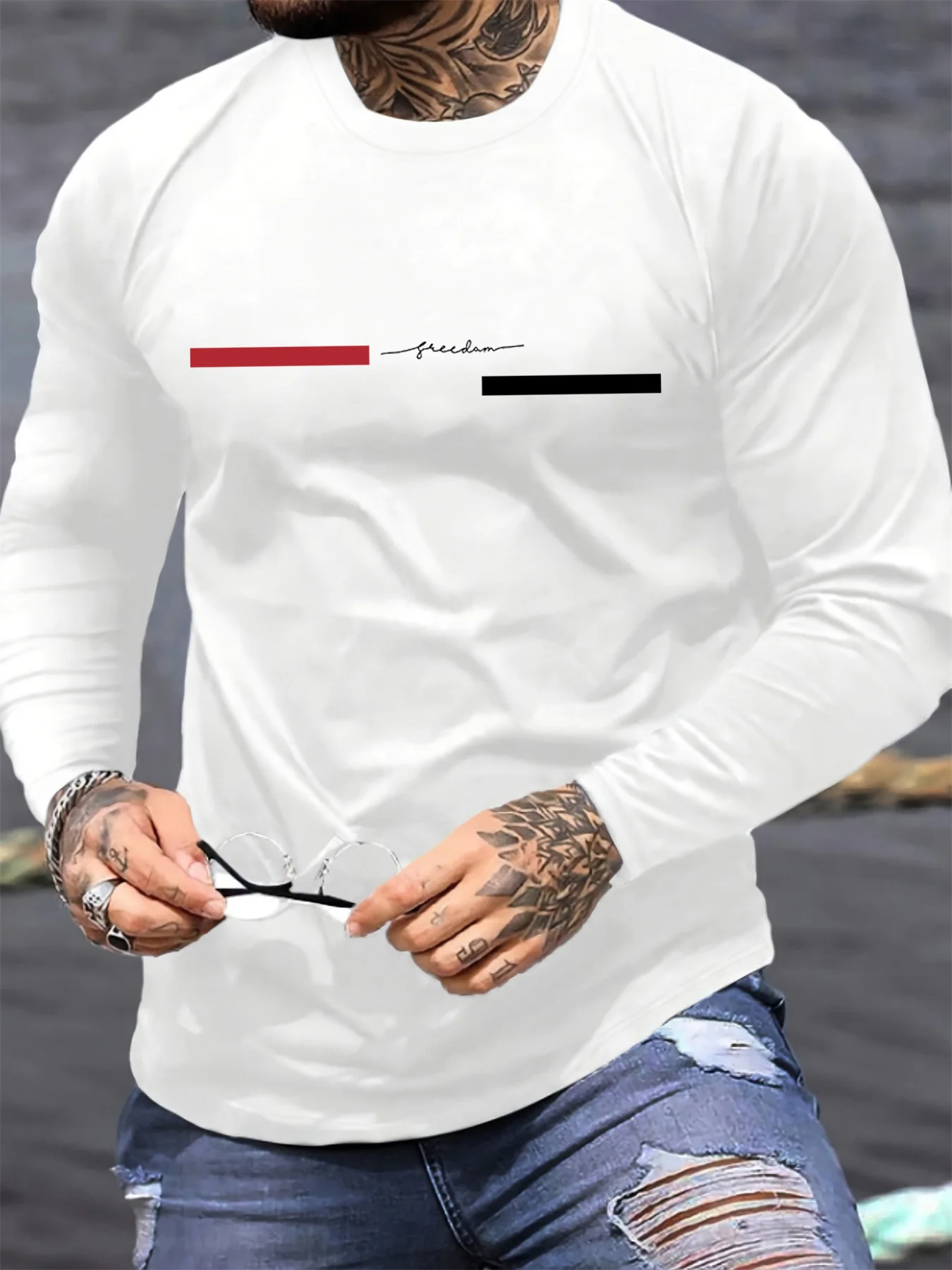 เสื้อยืดแขนยาวคอกลมทรงหลวมสำหร - Summer Quotes บทวิจารณ์และราคา