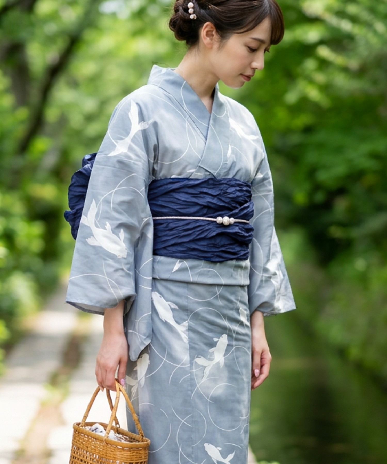 ชุดยูกาตะแบบดั้งเดิม ผ้าฝ้ายลิ - Summer Clothing Girls บทวิจารณ์และราคา