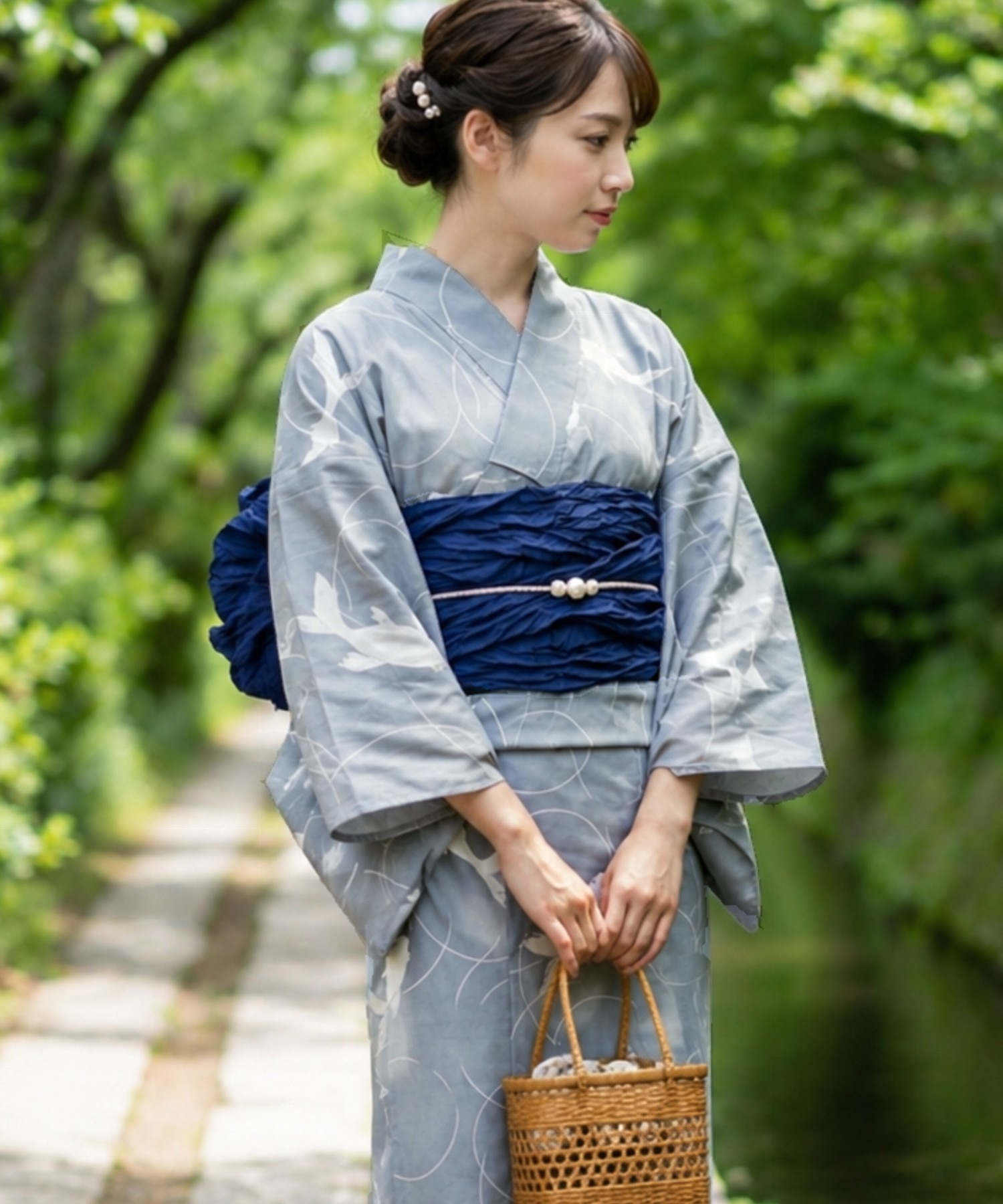 ชุดยูกาตะแบบดั้งเดิม ผ้าฝ้ายลิ - Summer Clothing Girls บทวิจารณ์และราคา