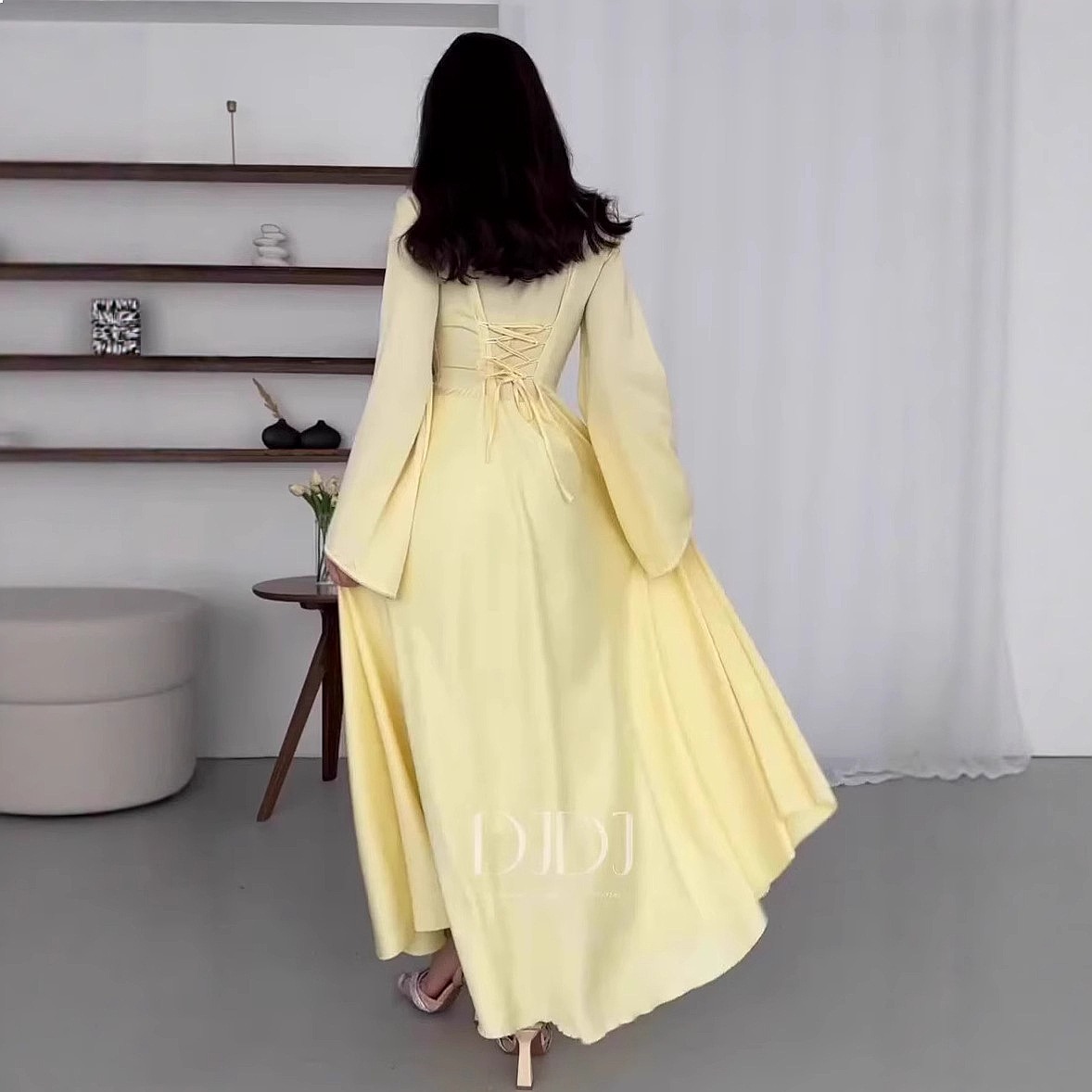 เดรสวินเทจแขนยาวทรงหรูหรา ชุดเ - Summer Clothing For Older Women บทวิจารณ์และราคา