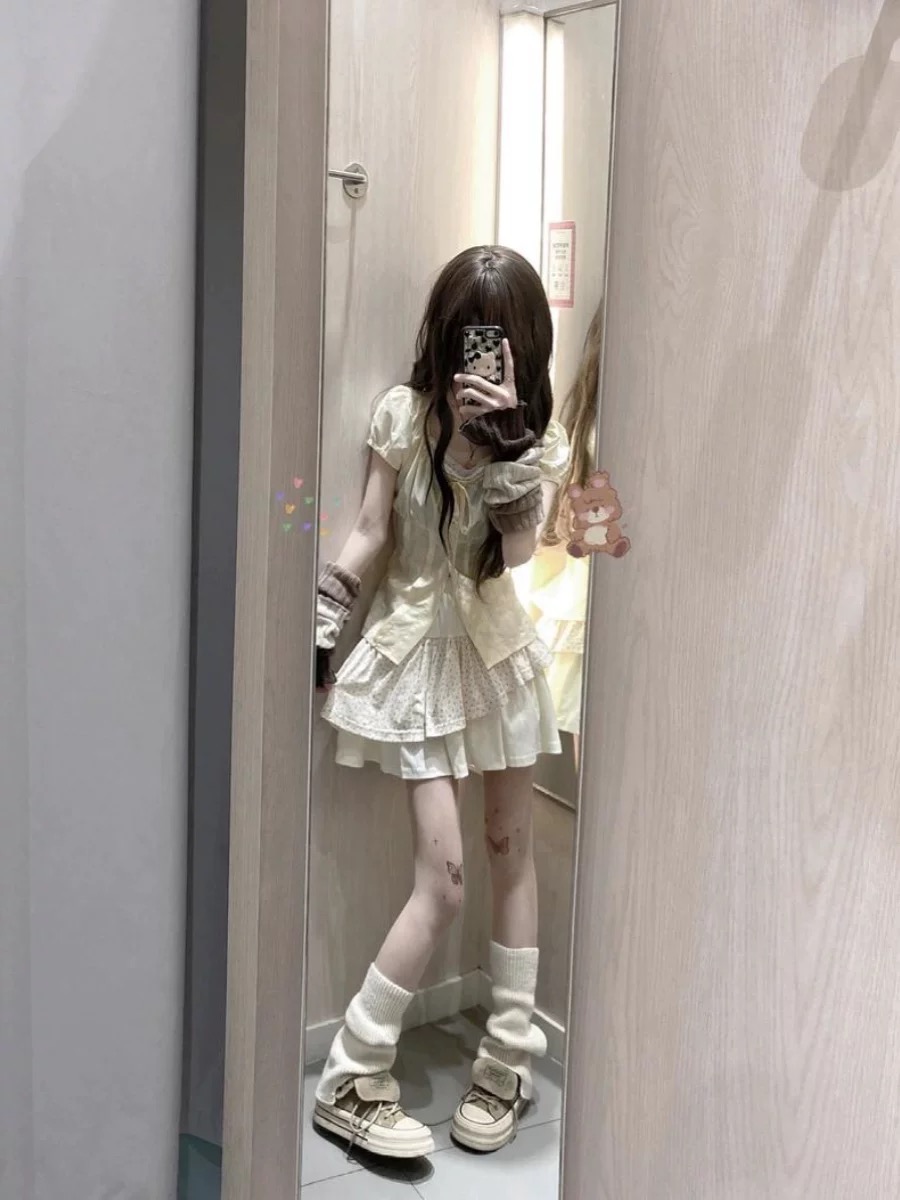 ชุดเซ็ตสองชิ้นลายดอกไม้หวานๆ ส - Summer Clothing Girls บทวิจารณ์และราคา