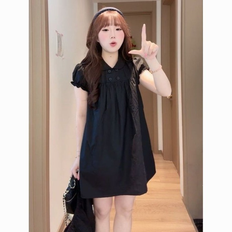 ชุดเดรสคอปกตุ๊กตา แขนพอง สไตล์ - Summer Clothing Looks บทวิจารณ์และราคา