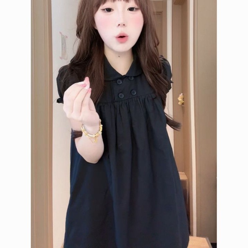 ชุดเดรสคอปกตุ๊กตา แขนพอง สไตล์ - Summer Clothing Looks บทวิจารณ์และราคา