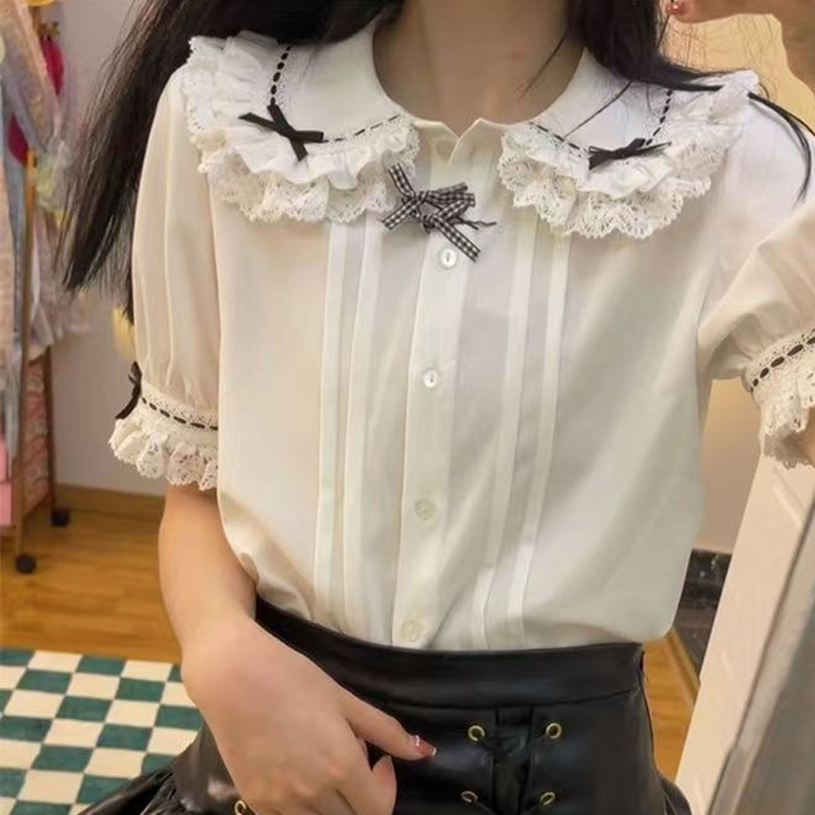 ญี่ปุ่น Lolita สไตล์ลูกไม้ Ruf - Xl Summer Clothing บทวิจารณ์และราคา