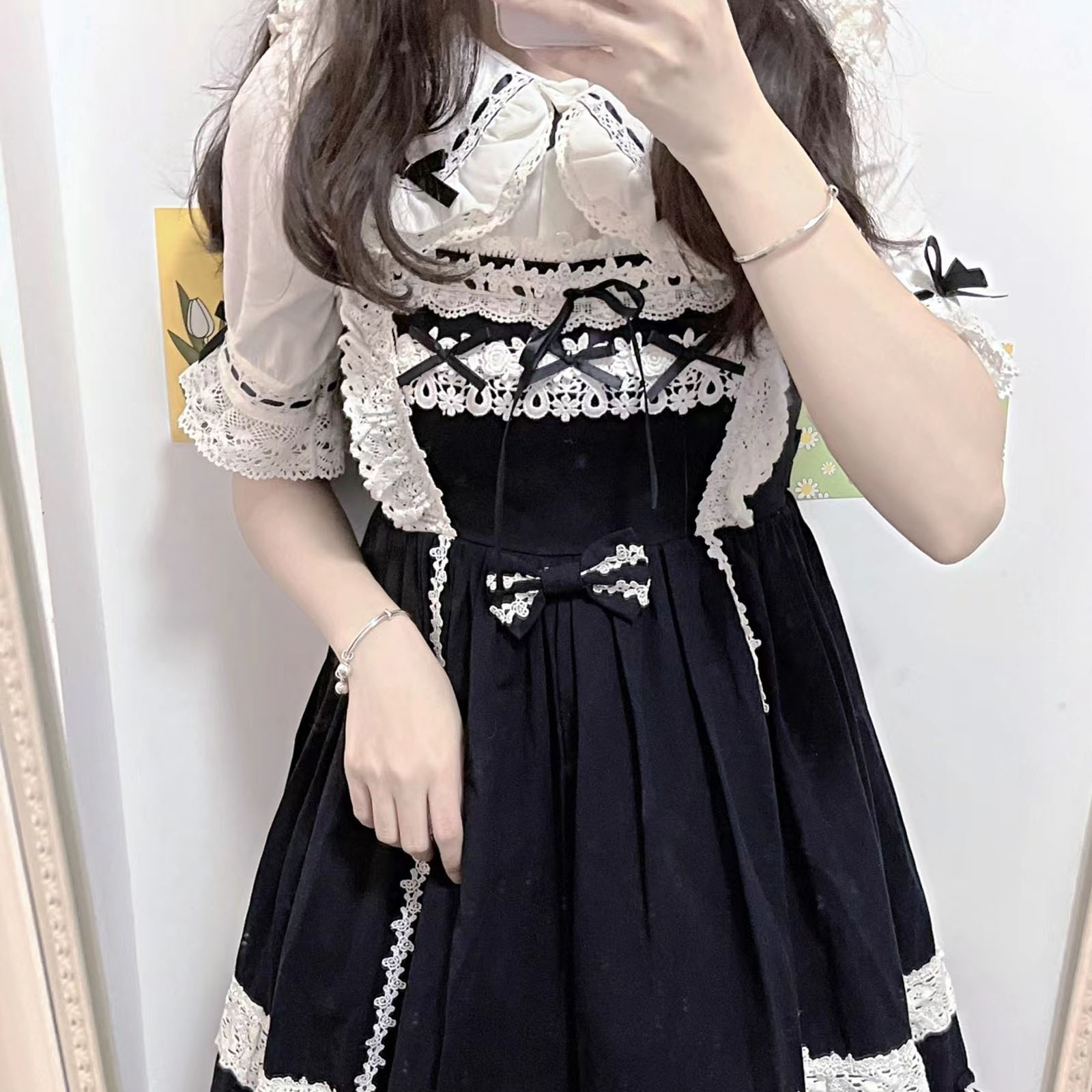 ญี่ปุ่น Lolita สไตล์ลูกไม้ Ruf - Xl Summer Clothing บทวิจารณ์และราคา