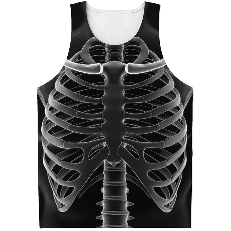 2024เสื้อกล้าม X-ray แขนกุดลาย - Summer Rays Clothing บทวิจารณ์และราคา
