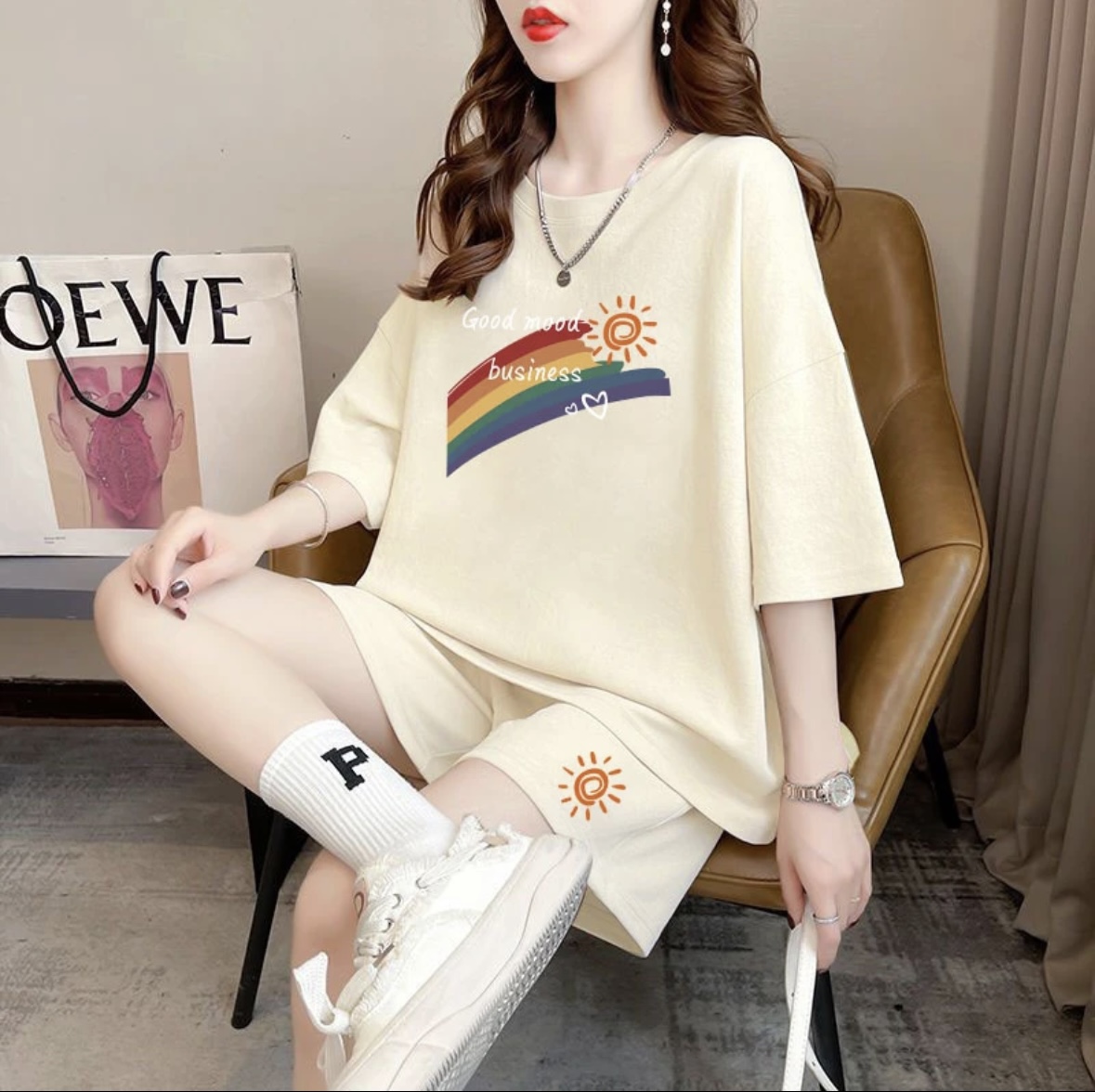 ชุดกางเกงขาสั้นแฟชั่นฤดูร้อนสำ - Summer Clothing บทวิจารณ์และราคา