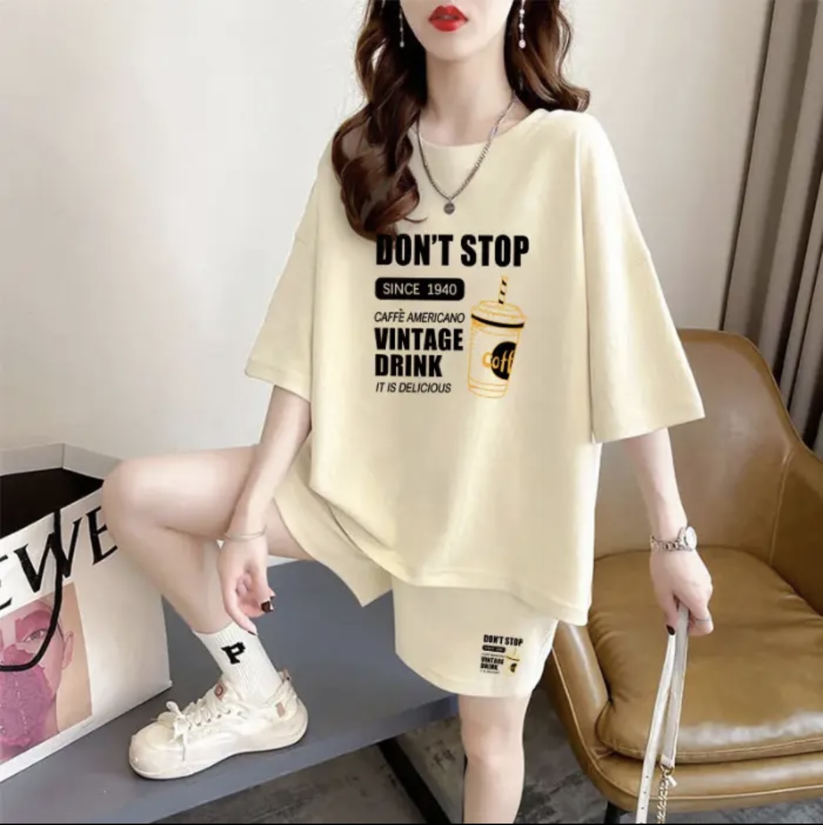 ชุดกางเกงขาสั้นแฟชั่นฤดูร้อนสำ - Summer Clothing บทวิจารณ์และราคา